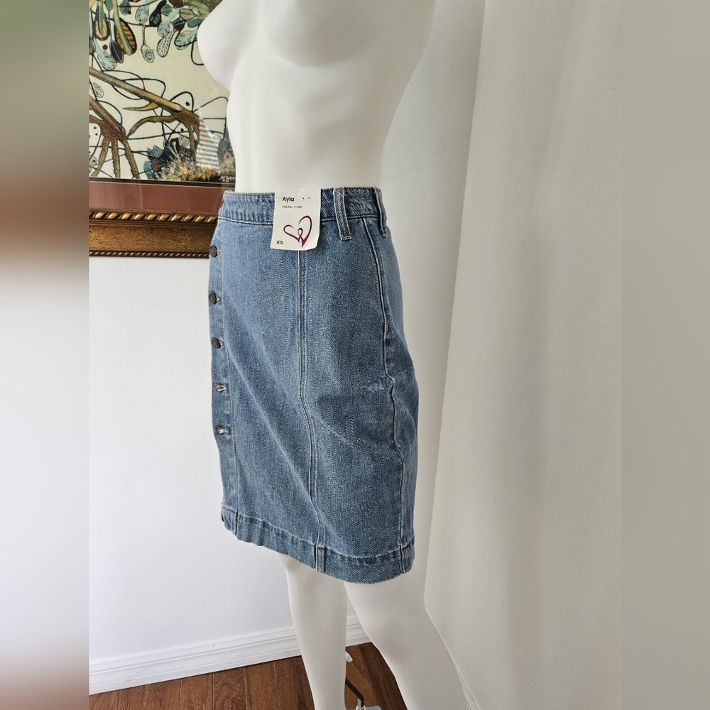 NWT - Windsor - Midi Denim Skirt - Picture 3 of 4